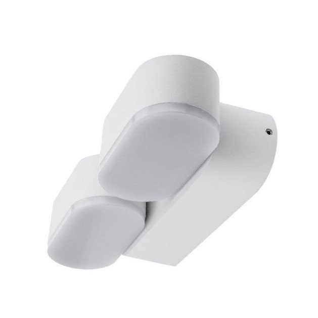 LED sieninis šviestuvas, baltas, pasukamas, 12W, neutrali balta šviesa