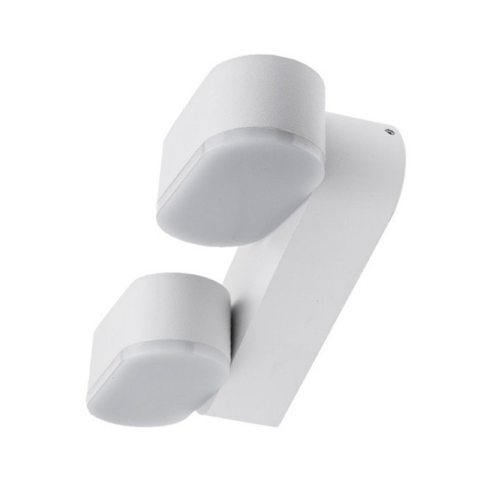 LED sieninis šviestuvas, baltas, pasukamas, 12W, neutrali balta šviesa
