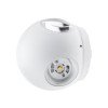 LED sieninis šviestuvas, baltas, apvalus, 4 LEDai, 4W, neutrali balta šviesa LED sieninis šviestuvas, baltas, apvalus, 4 LEDai, 4W, neutrali balta šviesa