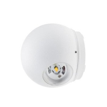 LED sieninis šviestuvas, baltas, apvalus, 6W, neutrali balta šviesa