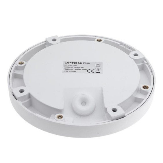 LED laiptų šviestuvas, apvalus, baltas, 2W, šilta balta šviesa