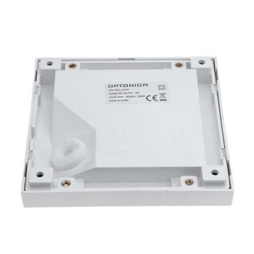 LED laiptų šviestuvas, kvadratinis, baltas, 2W, šilta balta šviesa LED laiptų šviestuvas, kvadratinis, baltas, 2W, šilta balta šviesa