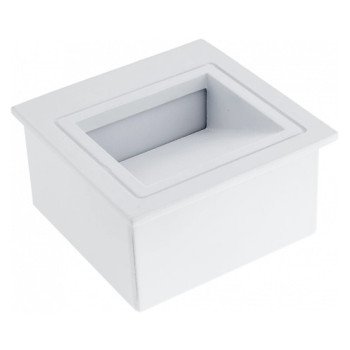 LED laiptų šviestuvas, kvadratinis, baltas, 3W, neutrali balta šviesa