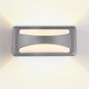 LED sieninis šviestuvas, pilkas, 12W, šilta balta šviesa
