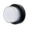 LED sieninis šviestuvas, juodas, apvalus, 15W, 145°, neutrali balta šviesa