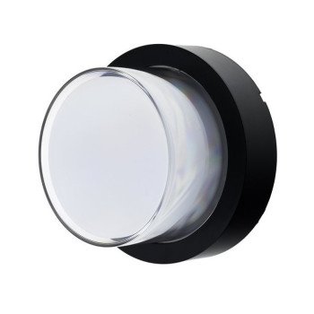 LED sieninis šviestuvas, juodas, apvalus, 15W, 145°, neutrali balta šviesa