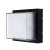 LED sieninis šviestuvas, juodas, kvadratinis, 15W, 145°, šilta balta šviesa LED sieninis šviestuvas, juodas, kvadratinis, 15W, 145°, šilta balta šviesa