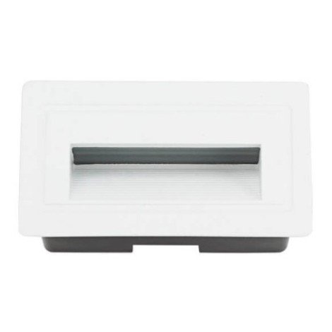 LED laiptų šviestuvas, stačiakampis, baltas, 3W, šilta balta šviesa LED laiptų šviestuvas, stačiakampis, baltas, 3W, šilta balta šviesa