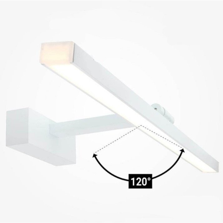 LED sieninis šviestuvas, baltas, 14W, šilta balta šviesa