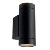 LED sieninis šviestuvas, juodas, cilindrinis, 2 lizdai, Max 70W LED sieninis šviestuvas, juodas, cilindrinis, 2 lizdai, Max 70W