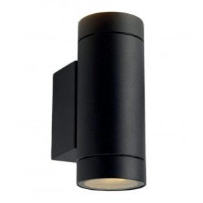 LED sieninis šviestuvas, juodas, cilindrinis, 2 lizdai, Max 70W LED sieninis šviestuvas, juodas, cilindrinis, 2 lizdai, Max 70W