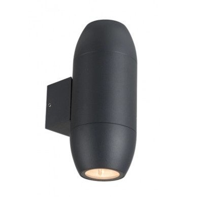 LED sieninis šviestuvas, juodas, kokonas, 2 lizdai, Max 70W LED sieninis šviestuvas, juodas, kokonas, 2 lizdai, Max 70W