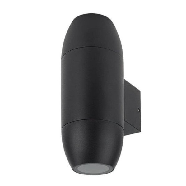 LED sieninis šviestuvas, juodas, kokonas, 2 lizdai, Max 70W LED sieninis šviestuvas, juodas, kokonas, 2 lizdai, Max 70W