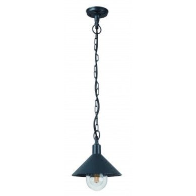 LED kabanti lempa, E27, juoda