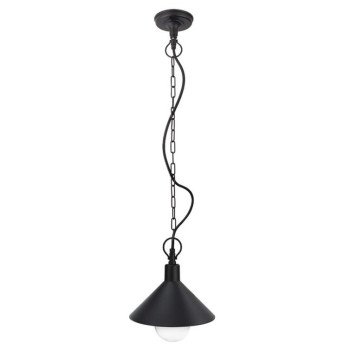 LED kabanti lempa, E27, juoda