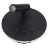 LED sieninis šviestuvas, 8W, ON/OFF jungiklis, USB, juodas, šilta balta šviesa LED sieninis šviestuvas, 8W, ON/OFF jungiklis, USB, juodas, šilta balta šviesa