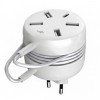 Įkrovimo stotelė-daliklis, USB 4xTYPE-A, 1xTYPE-C