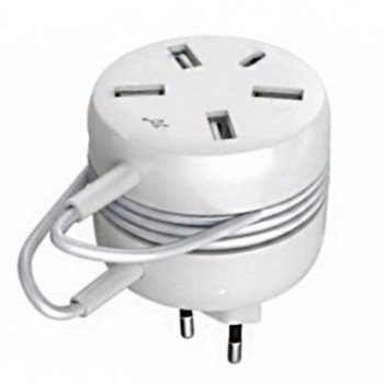 Įkrovimo stotelė-daliklis, USB 4xTYPE-A, 1xTYPE-C