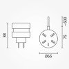 Įkrovimo stotelė-daliklis, USB 4xTYPE-A, 1xTYPE-C