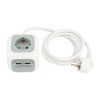 Ilgintuvas su USB 2xTYPE-A, 1.4m