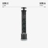 Baldinis šakotuvas, 3 lizdai, USB A, C, su 1.5m laidu