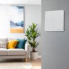 LED 2-ų grupių nuotolinis valdiklis su maitinimo valdikliu, baltas