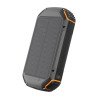 Power bank, 20Ah, 3.7V, saulės panelė 1.2W, LED 4W, juodas ir oranžinis