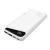 Power bank, 10Ah, 3.7V, Micro/Type-C jungtys, Max išėjimo galia 22.5W, baltas