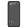 Power bank, 10Ah, 3.7V, Micro/Type-C jungtys, Max išėjimo galia 22.5W, juodas