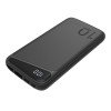 Power bank, 10Ah, 3.7V, Micro/Type-C jungtys, Max išėjimo galia 22.5W, juodas