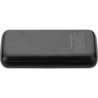Power bank, 20Ah, 3.7V, Micro/Type-C jungtys, Max išėjimo galia 22.5W, juodas