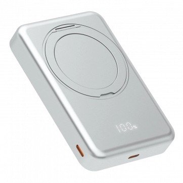 Power Bank, 10Ah, 5V, Type-C, 15W, baltas