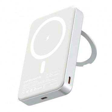 Power Bank, 10Ah, 5V, Type-C, 15W, baltas