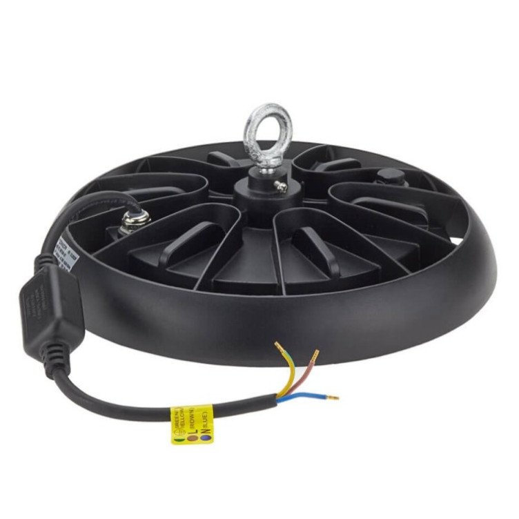 LED Ufo aukštuminis šviestuvas, 90°, 100Lm/W, 100W, šalta balta šviesa