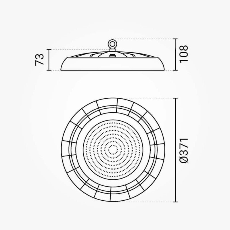 LED Ufo aukštuminis šviestuvas, 90°, 100Lm/W, 300W, šalta balta šviesa LED Ufo aukštuminis šviestuvas, 90°, 100Lm/W, 300W, šalta balta šviesa