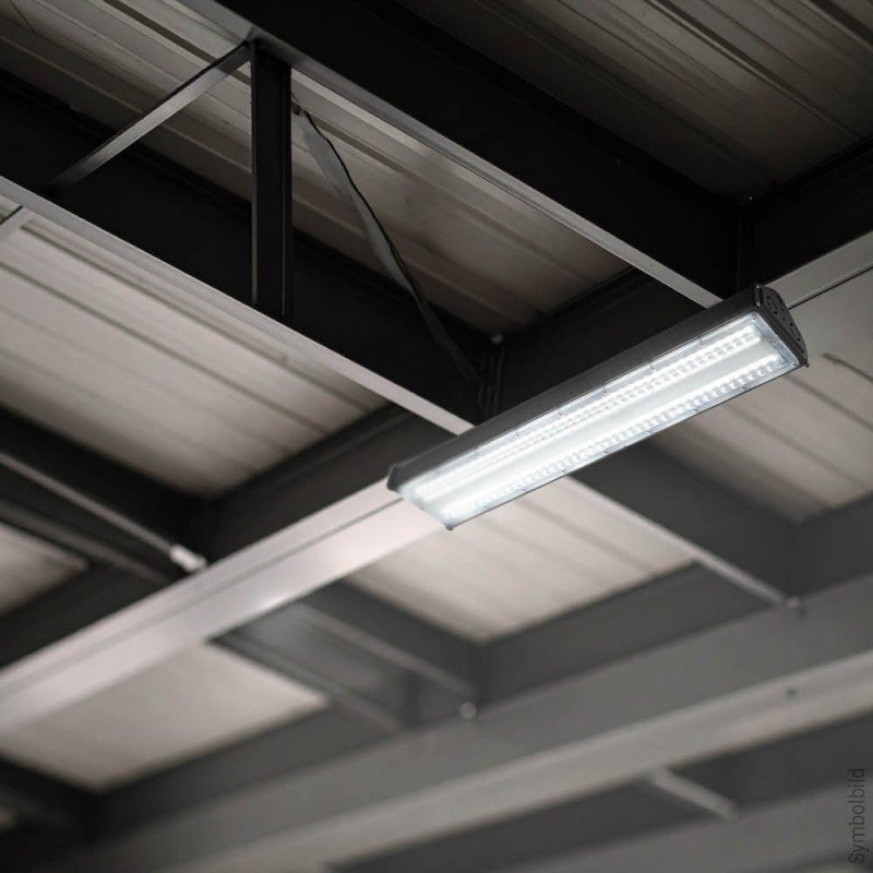 LED linijinis aukštuminis šviestuvas, 100W, neutrali balta šviesa, IP65, IK08 LED linijinis aukštuminis šviestuvas, 100W, neutrali balta šviesa, IP65, IK08