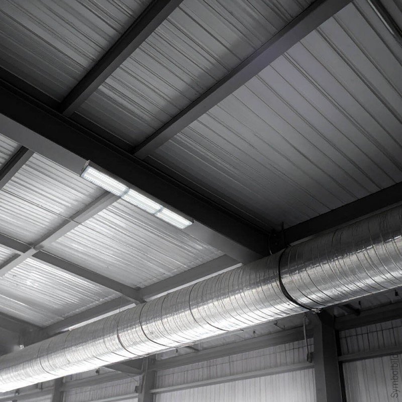 LED linijinis aukštuminis šviestuvas, 150W, neutrali balta šviesa, IP65, IK08 LED linijinis aukštuminis šviestuvas, 150W, neutrali balta šviesa, IP65, IK08