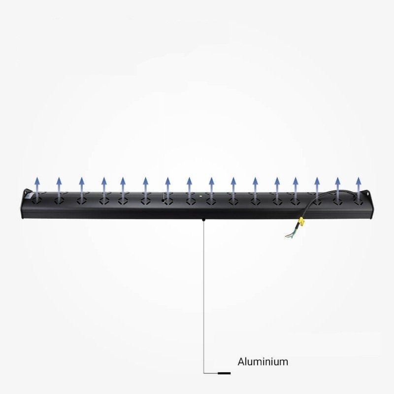 LED linijinis aukštuminis šviestuvas, 200W, šalta balta šviesa, IP65, IK08 LED linijinis aukštuminis šviestuvas, 200W, šalta balta šviesa, IP65, IK08