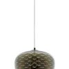 LED lubų šviestuvas, 3D stiklas, D290mm, chrominės bangelės