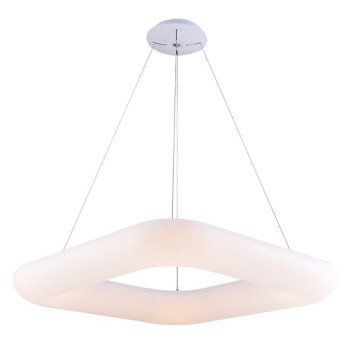 LED lubų šviestuvas, 38W, kvadratas, šilta balta šviesa