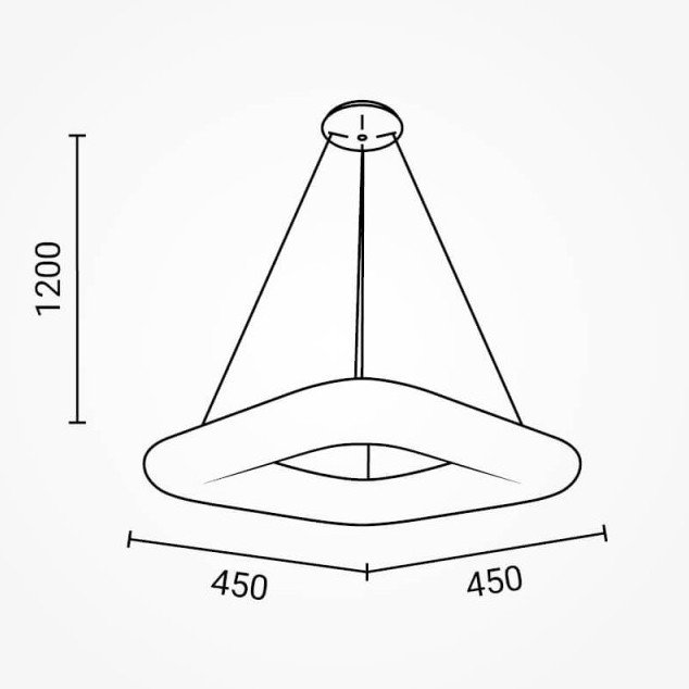 LED lubų šviestuvas, 38W, kvadratas, šilta balta šviesa LED lubų šviestuvas, 38W, kvadratas, šilta balta šviesa