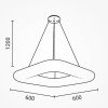 LED lubų šviestuvas, 50W, kvadratas, šilta balta šviesa
