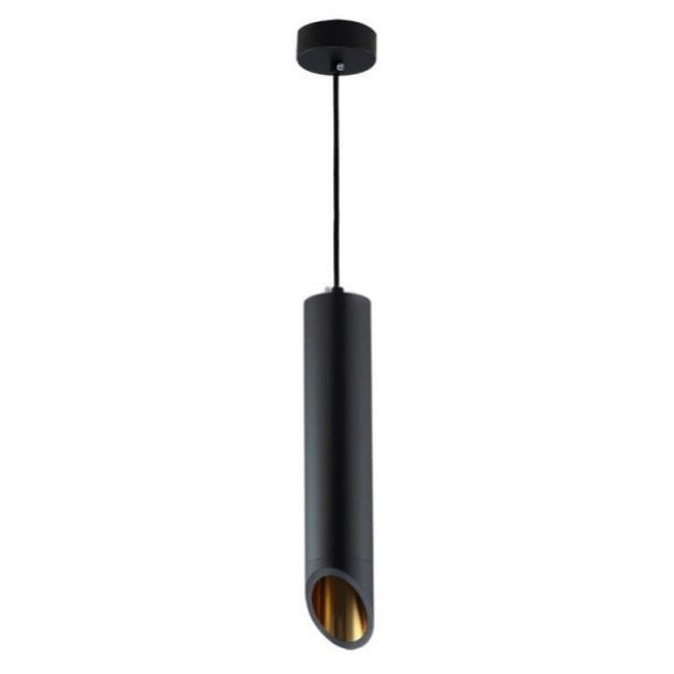 LED lubų šviestuvas, juodas, reflektorius auksinis, 300mm
