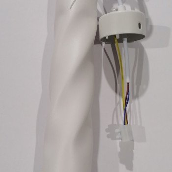 LED lubų šviestuvas, suktas, baltas, 300mm