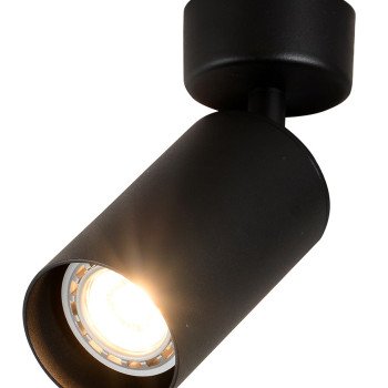 LED taškinis šviestuvas, 1 lemputė, juodas