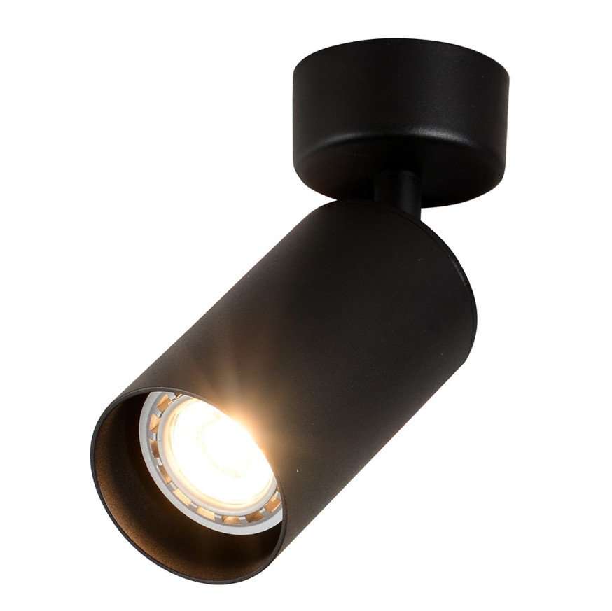 LED taškinis šviestuvas, 1 lemputė, juodas LED taškinis šviestuvas, 1 lemputė, juodas