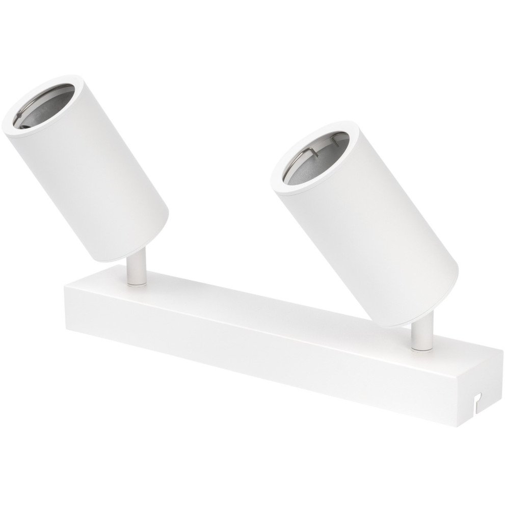 LED taškinis šviestuvas, 2 lemputės, baltas LED taškinis šviestuvas, 2 lemputės, baltas