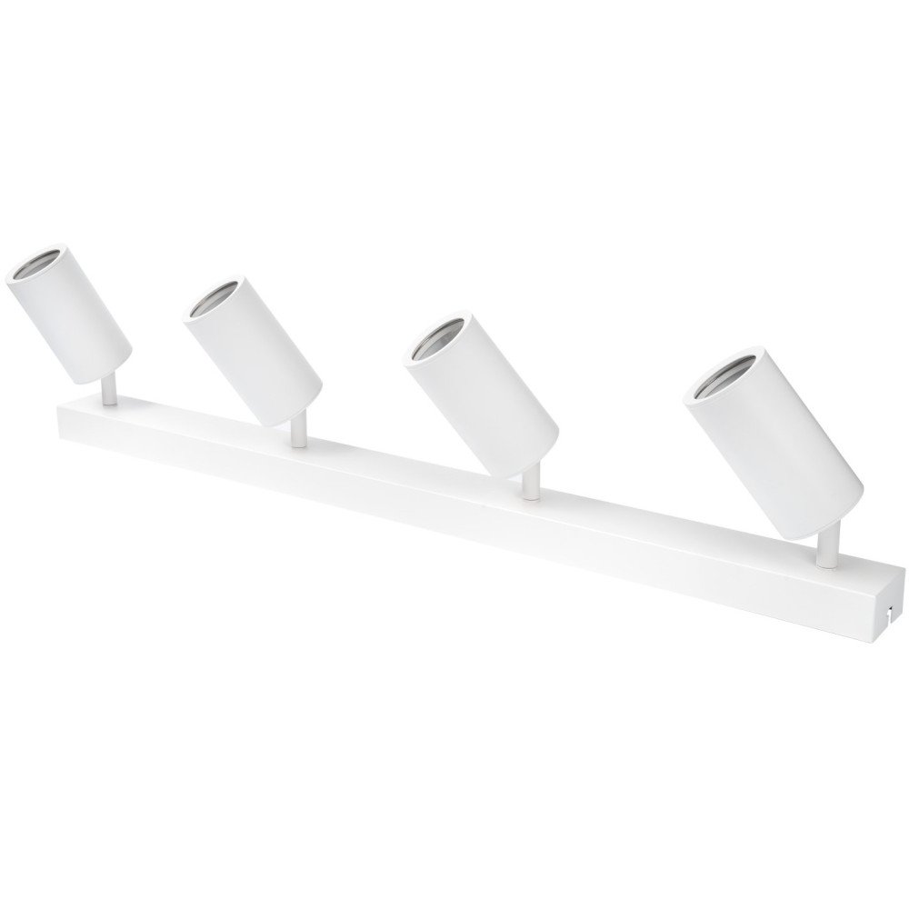 LED taškinis šviestuvas, 4 lemputės, baltas