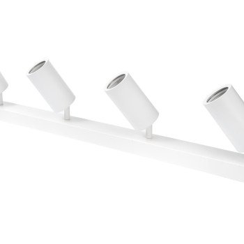 LED taškinis šviestuvas, 4 lemputės, baltas