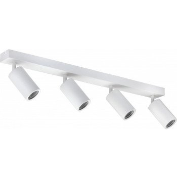 LED taškinis šviestuvas, 4 lemputės, baltas